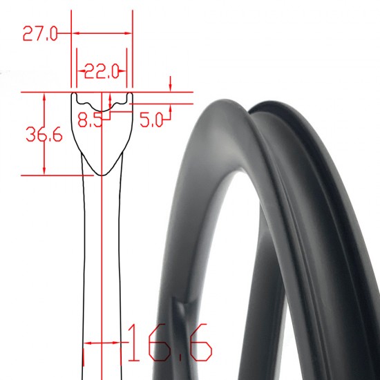 29er 5 Spokes Carbon MTB Wheel